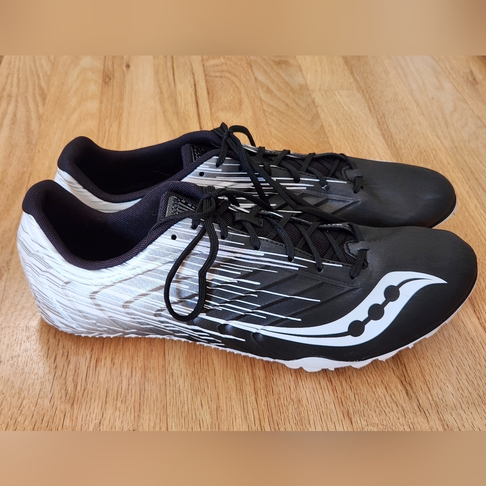 Saucony Men's 13 Spitfire 5 Track Running Shoes With Spikes - Worn Only Once